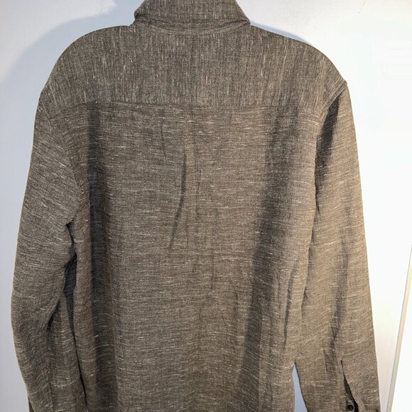 Club Monaco Slim Fit, Grey Button Up Shirt, Men's Medium - Picture 5 of 8